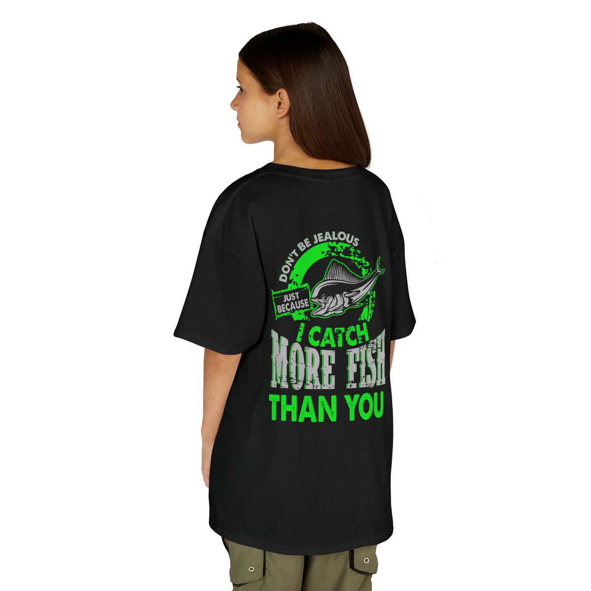Kids Fishing Tee - Don't Be Jealous