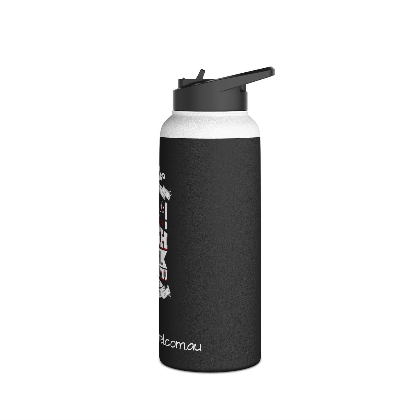 Stainless Steel Water Bottle - Why Do I Fish? UUHH... Did I Ask Why Do You Breathe??