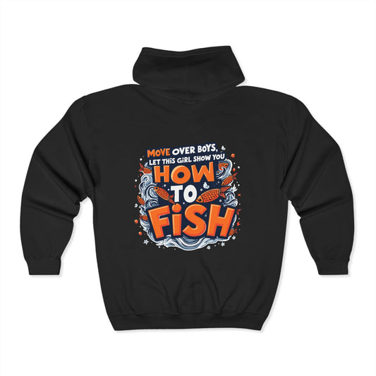 Move Over Boys - Unisex Heavy Blend Zip Sweatshirt