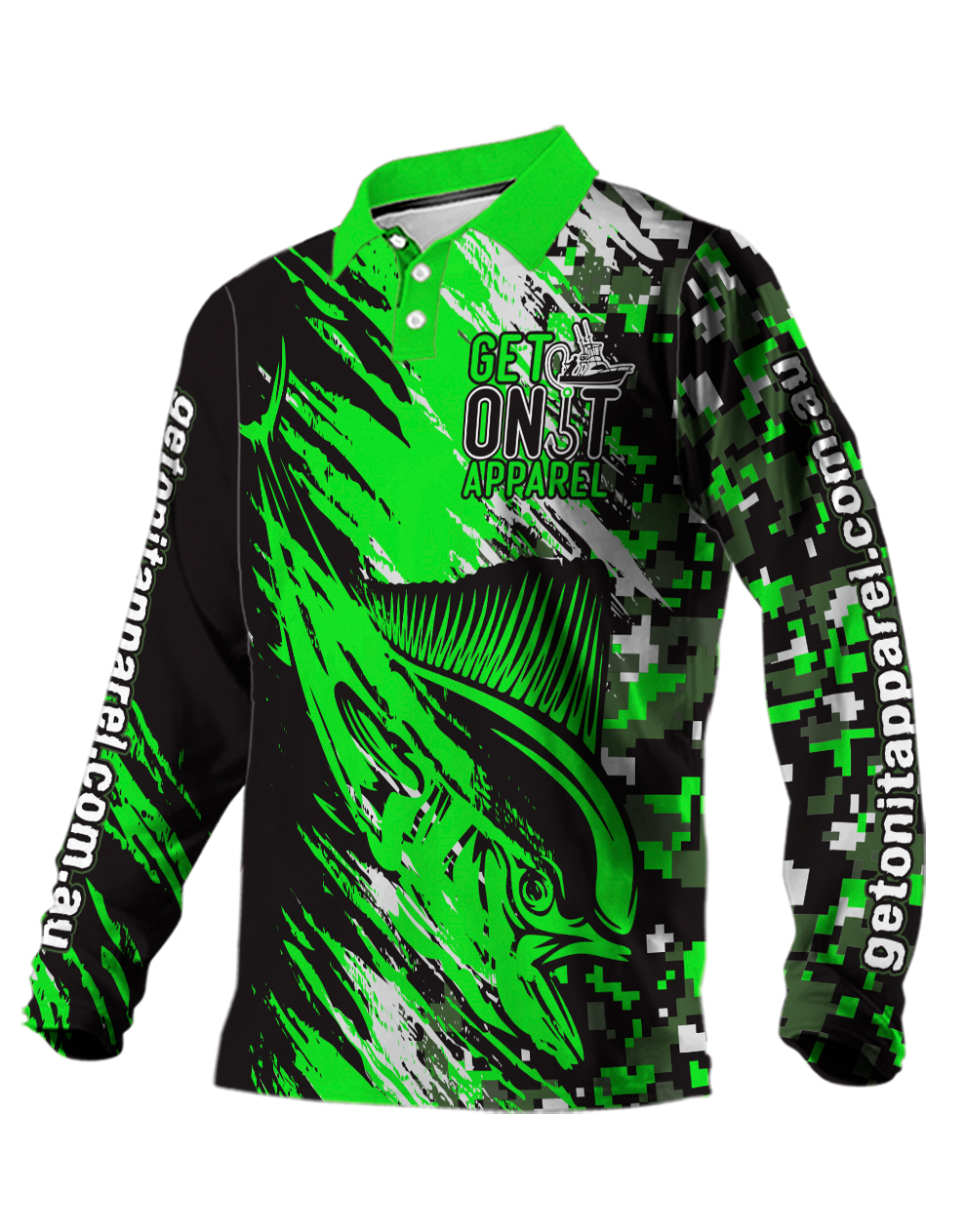 Long Sleeve Fishing Shirt - Don't Be Jealous Just Because I Catch More Fish Then You